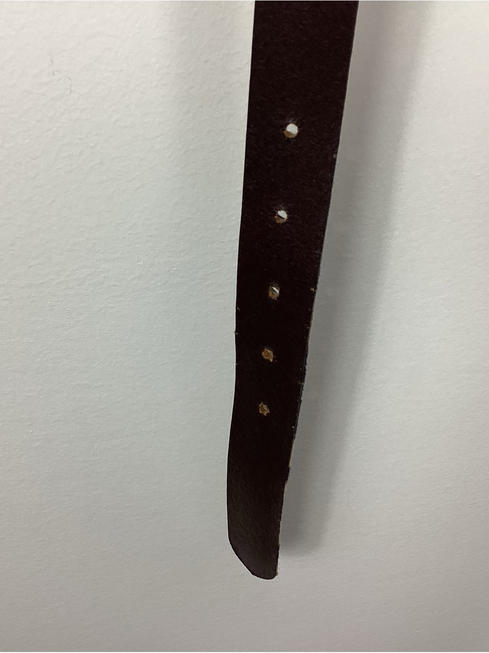 J. Crew Animal Print Calf Hair Leather Belt Size S - Picture 10 of 12